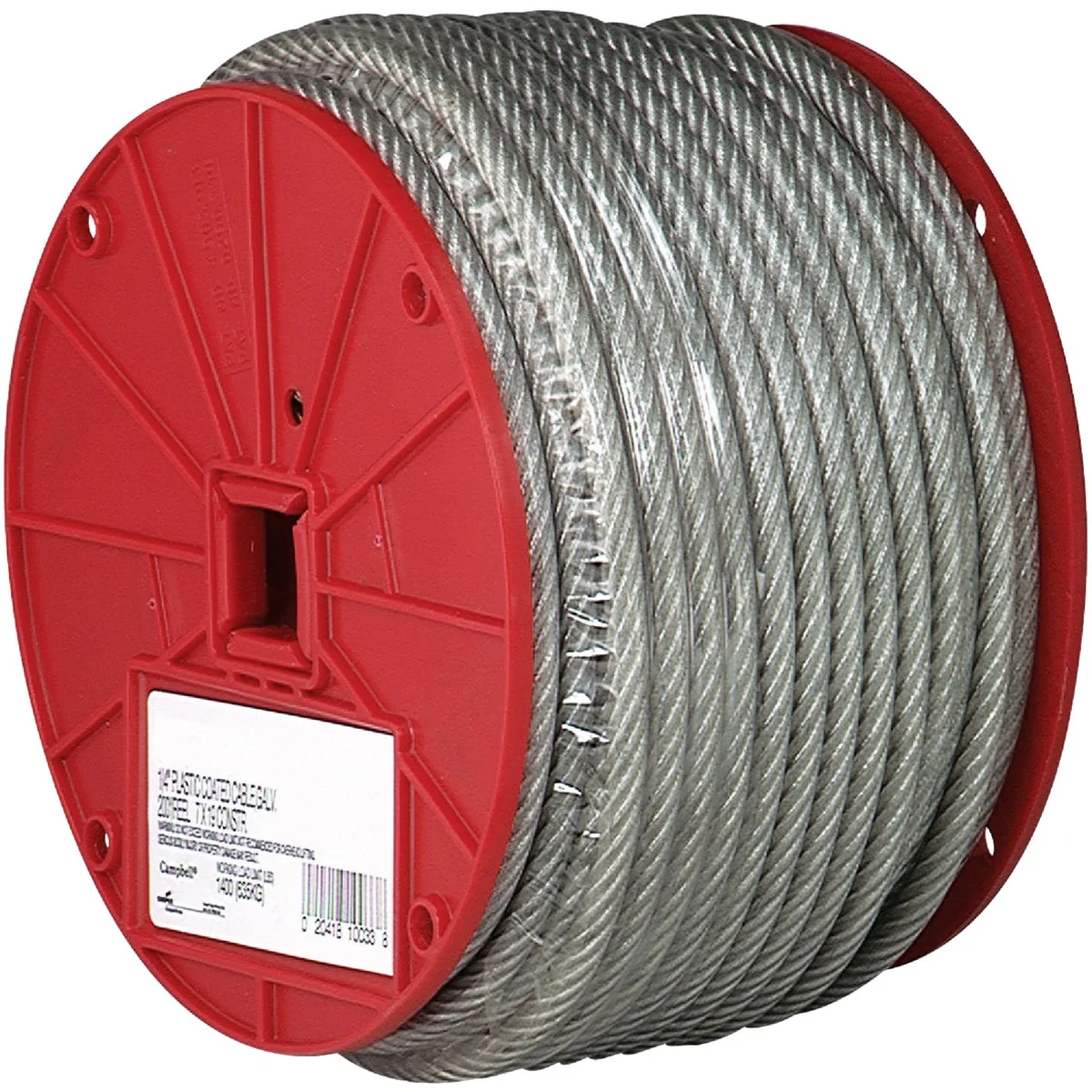 Powerful Campbell 3 32 In. x 250 Ft. Vinyl-Coated Galvanized Clothesline Cable Breathable