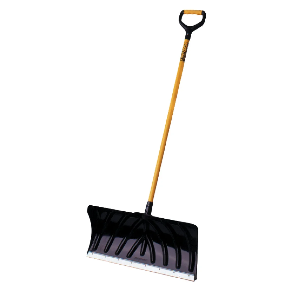 Artisan Suncast 24 In. Poly Snow Pusher with 45 In. Steel Handle Green