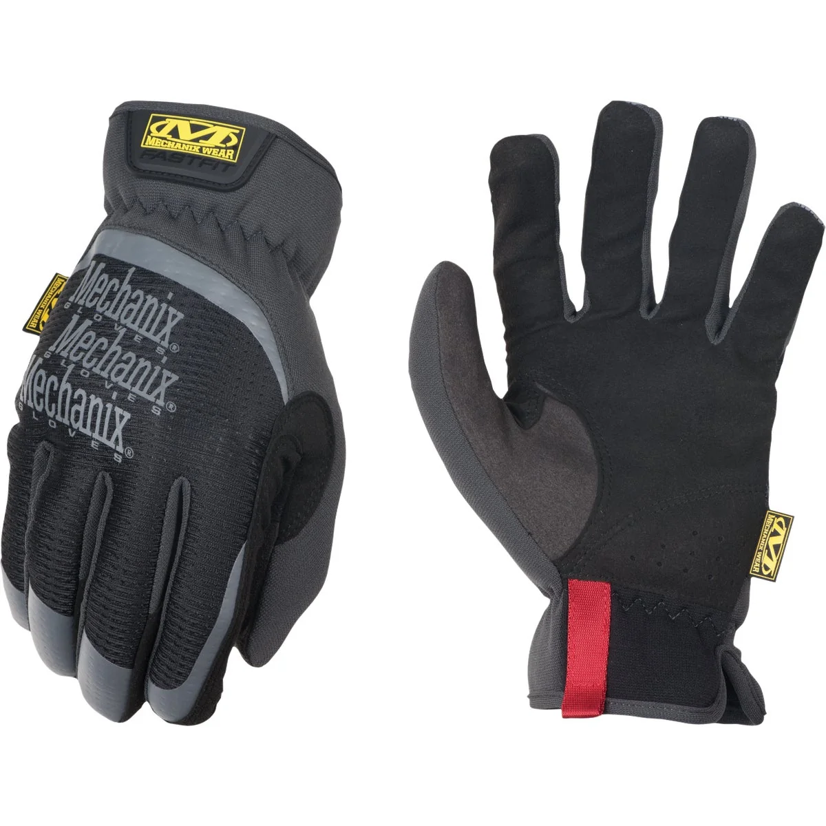 Efficient Mechanix Wear FastFit Men's Large Synthetic Black Work Glove Smart
