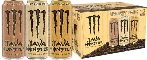 Recyclable Energy Java Monster Variety Pack 180 Fl Oz Easy-to-Use