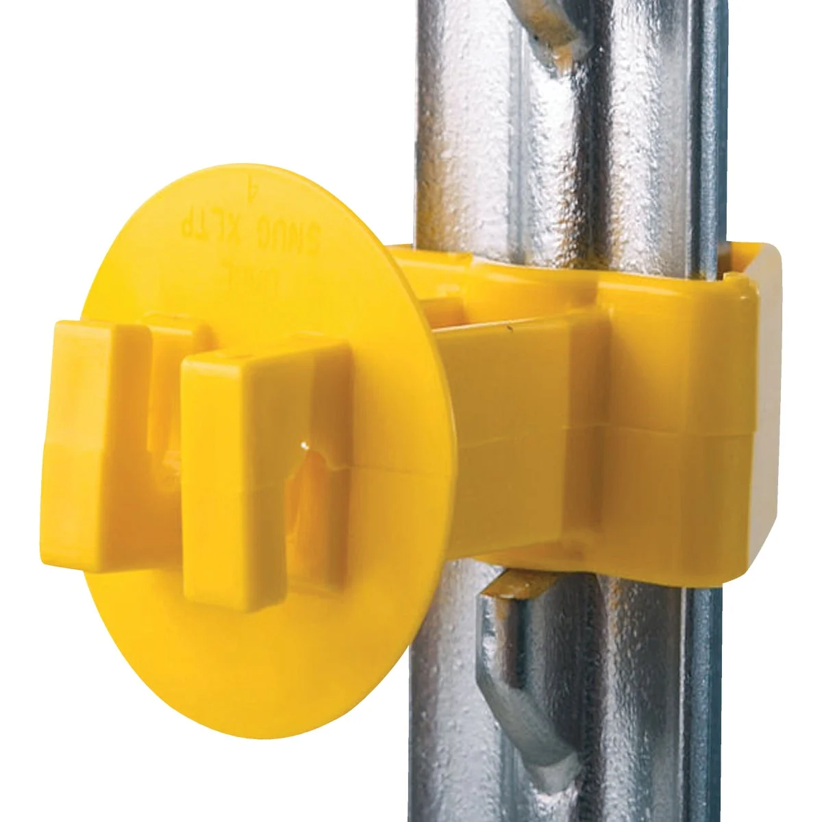 Recyclable Dare Snug Snap-On Yellow Polyethylene Electric Fence Insulator 25-Pack Exclusive