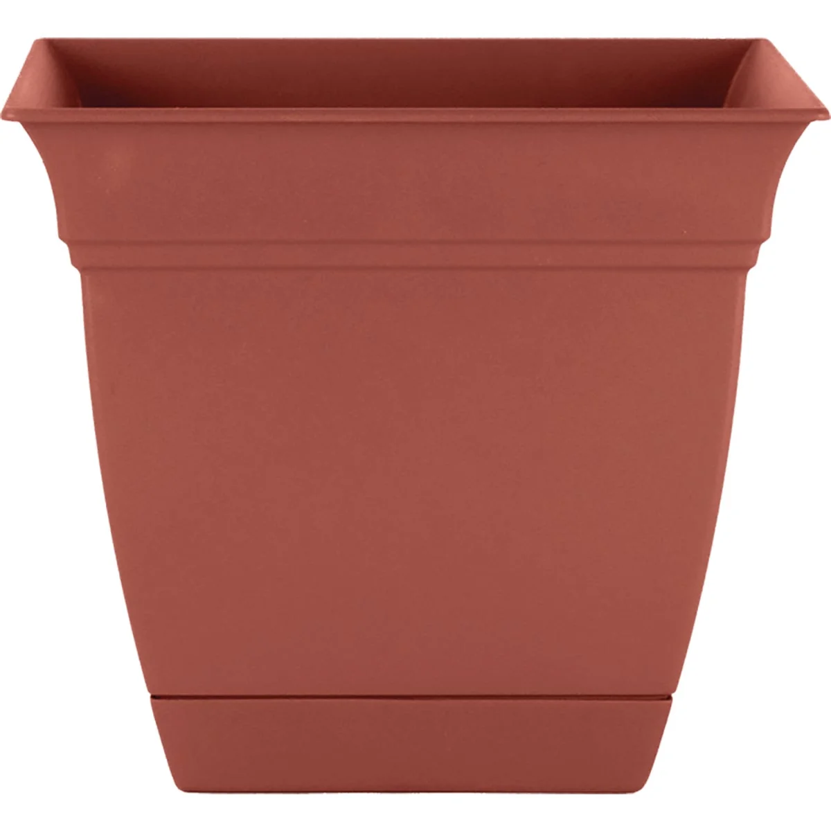 Authentic HC Companies Eclipse 8 In. x 8 In. x 7 In. Resin Clay Planter Powerful
