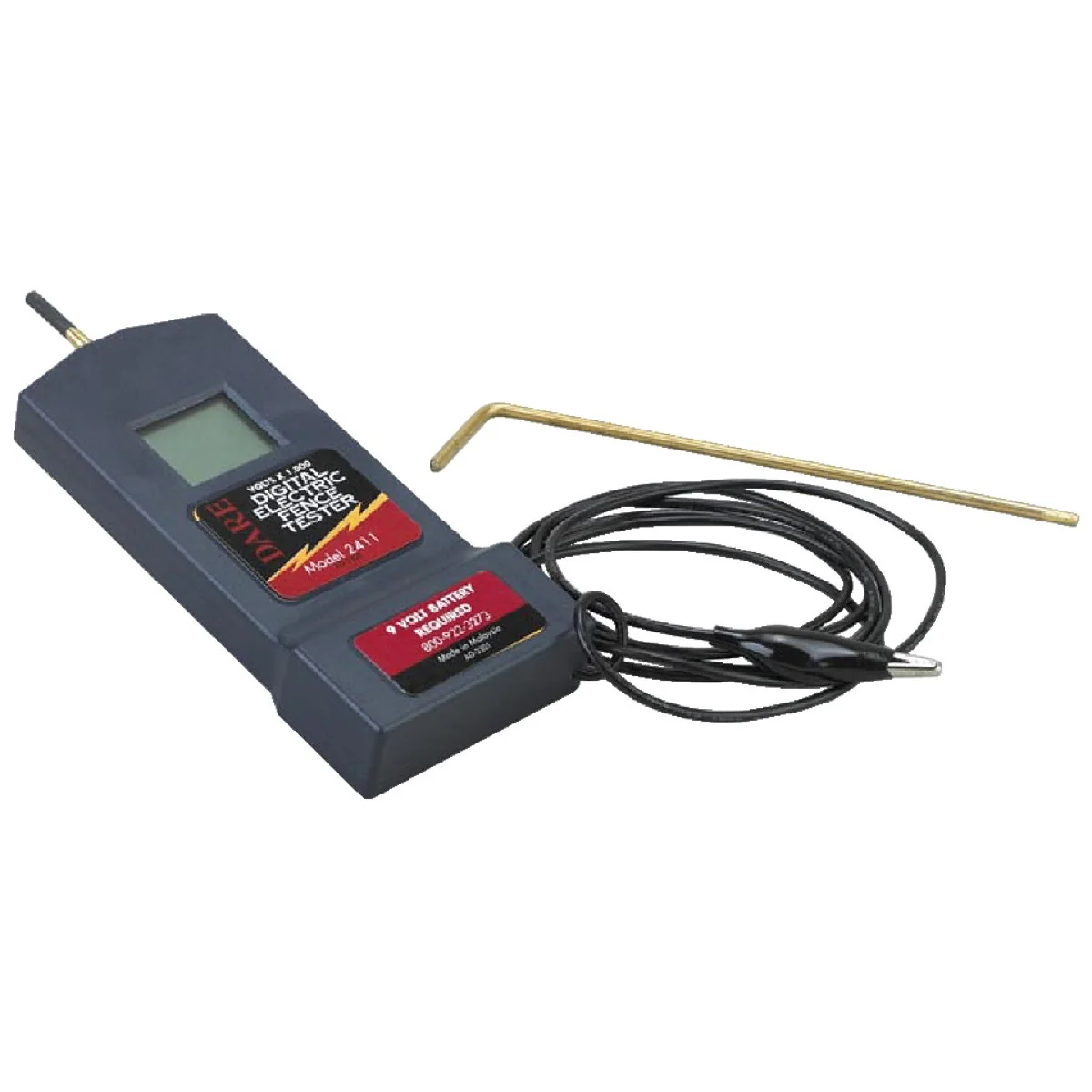 Superior Dare Digital 5 In. W. x 7-1 2 In. H. Electric Fence Tester Professional