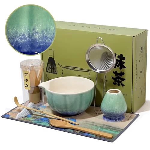 Innovative Matcha Whisk Set with Ceramic Bowl World-Class