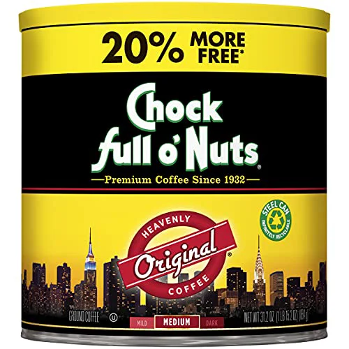 Clean Chock Full o Nuts Roast Ground Coffee 31.2 Ounce World-Class