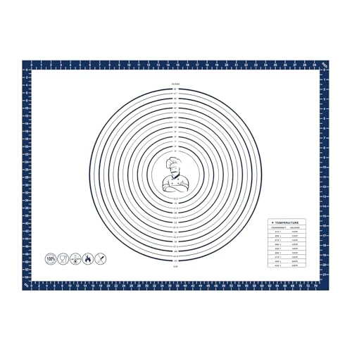 Contemporary Pastry Dough Mat Silicone Baking Mats for Rolling Out Dough Verified