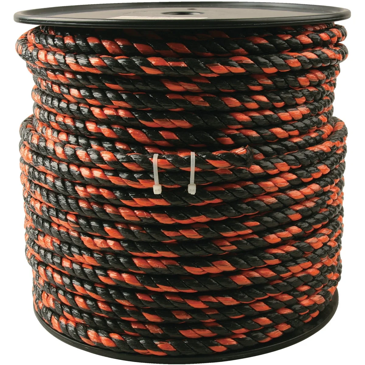 Responsible Do it 1 2 In. x 250 Ft. Orange Black Truck Polypropylene Rope Detailed