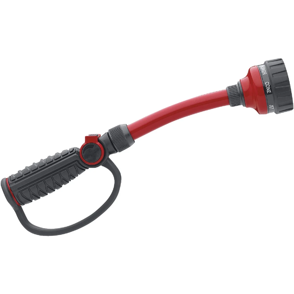 Carefully Designed Orbit Pro Flo 14 In. 7-Pattern D-Grip Water Wand Red Black Effective