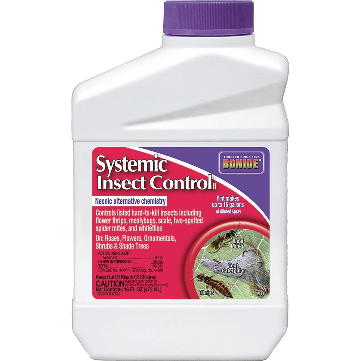 Relaxed Bonide 16 Oz. Concentrate Systemic Insect Killer Efficient