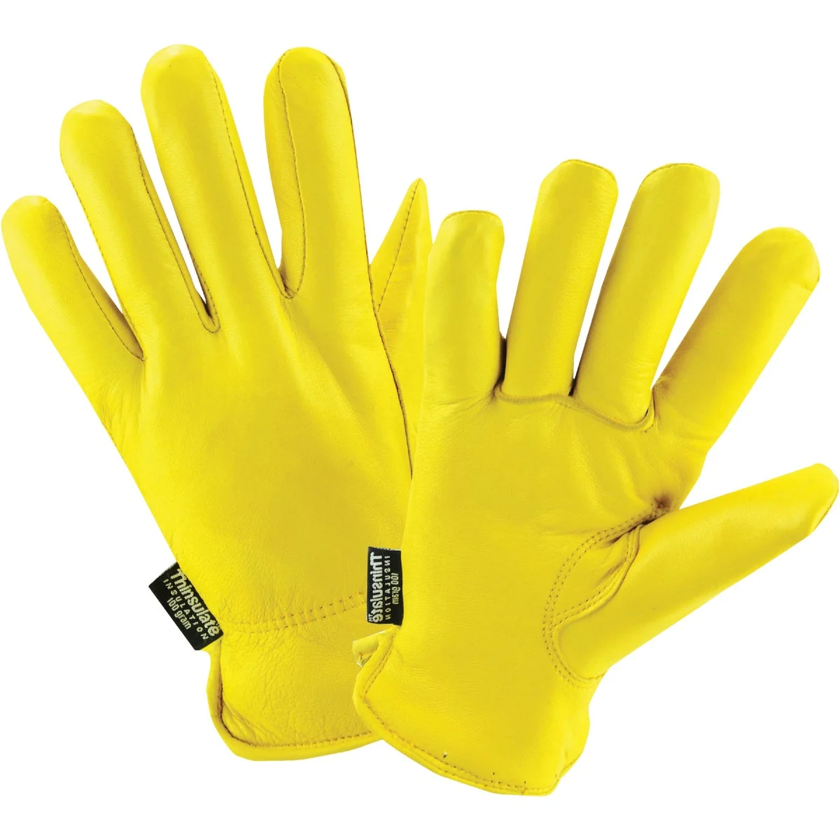 World-Class West Chester Men's Medium Grain Deerskin Leather Winter Work Glove Sustainable