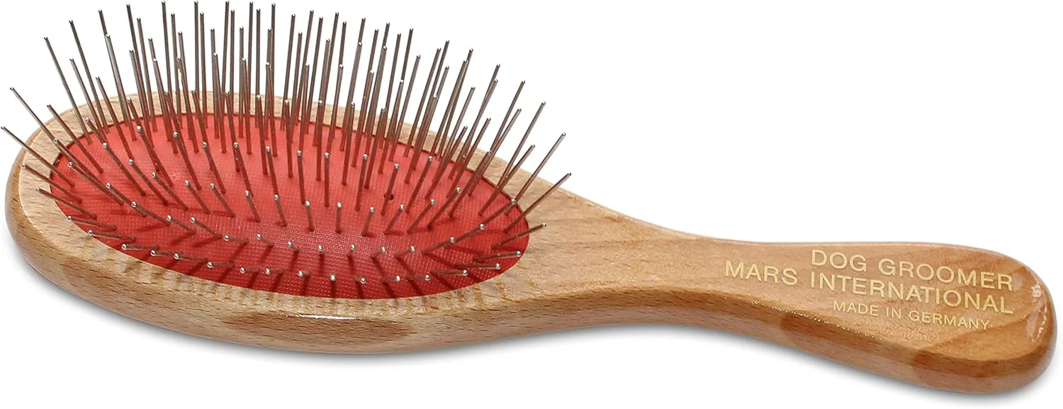 Modern Mars Coat King Professional Grooming Brush for Dog and Cats. 7.25 1 Stainless Steel Pins High-Grade