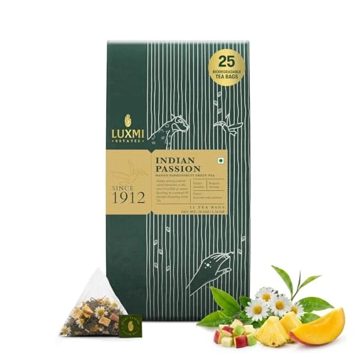 Detailed Estates Mango Passionfruit Darjeeling Green Tea 25 Count