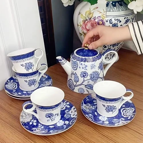 High-End Bone China Tea Set for Adults Fashionable
