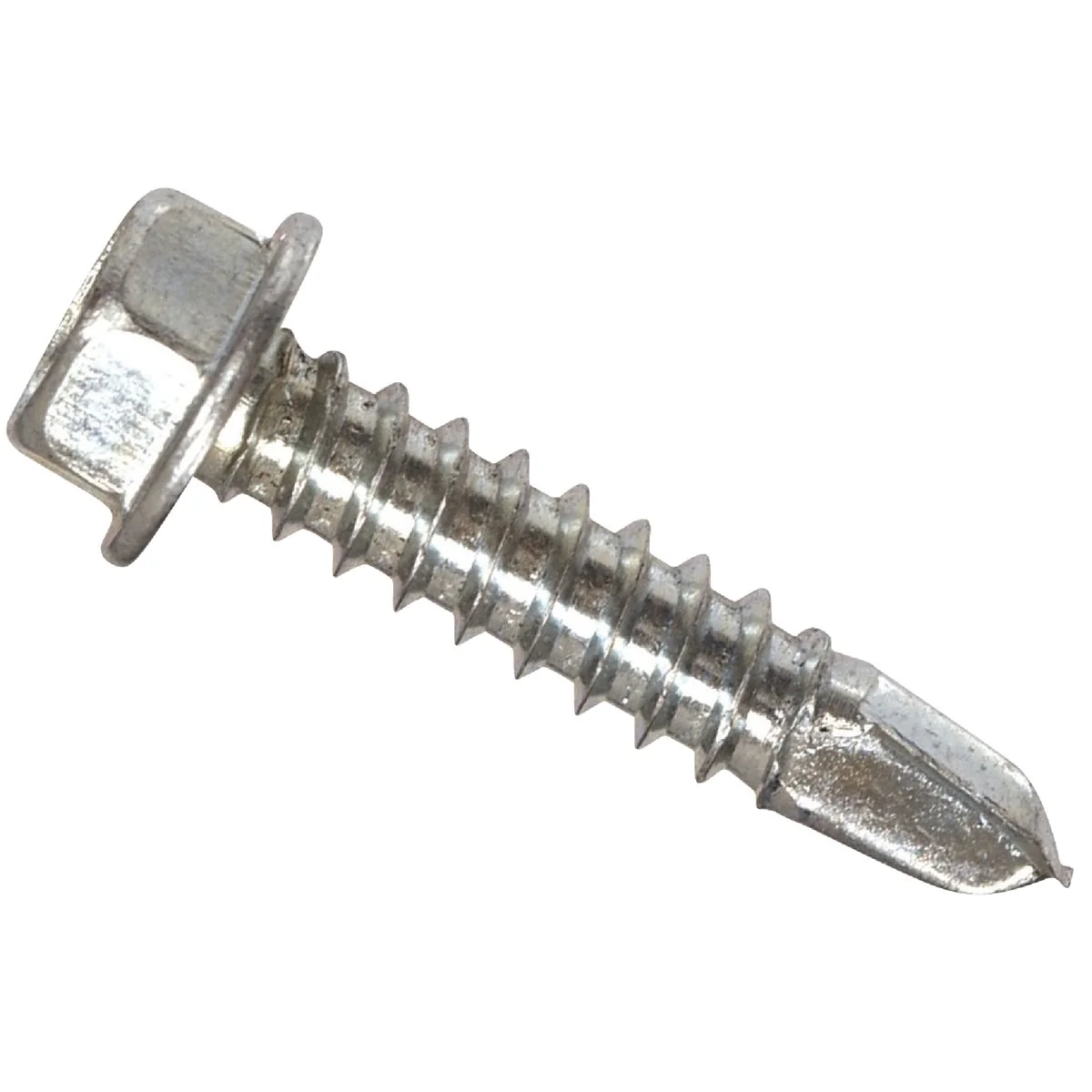 Advanced Hillman 10 - 16 x 1 In. Hex Washer Head Self-Drilling Sheet Metal Screw 100 Ct. Contemporary