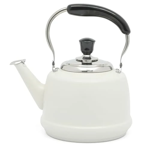 Certified Kingstree Large 2 Qt Heavy Gauge Stainless Steel Tea Kettle Classic