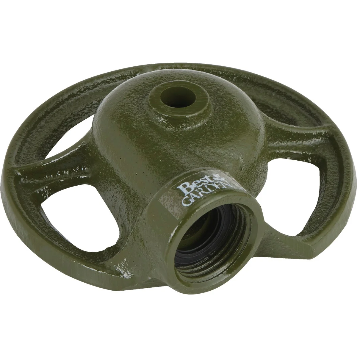 Luxury Garden Metal 30 Ft. Dia. Round Stationary Sprinkler Green Prestigious