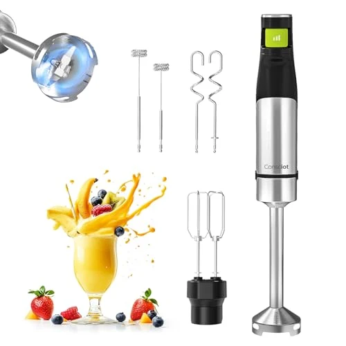 Innovative 4 in 1 Immersion Hand Blender Max 1100W Powerful