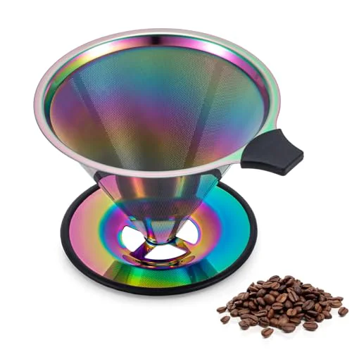 Healthy Stainless Steel Pour Over Coffee Filter High-Quality