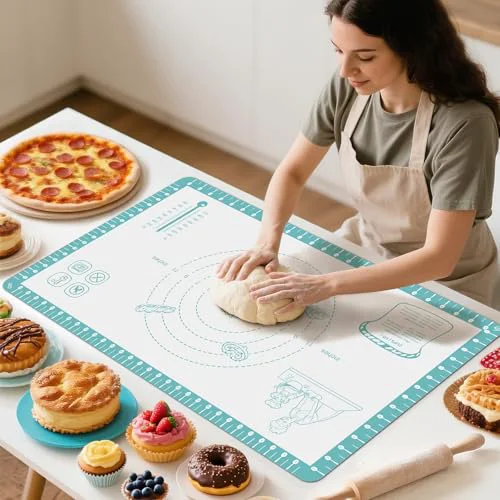 Smart Silicone Baking Mat with 10 Useful Recipes Eco-Friendly