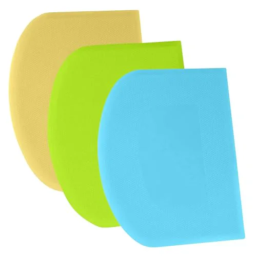 Eco-Friendly Dough Scraper Bench Scraper 3 Count Carefully Designed