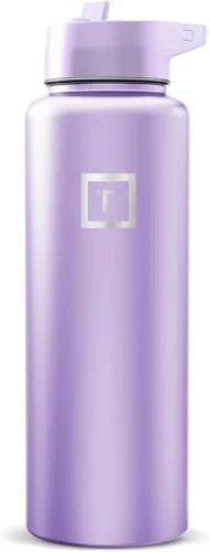Recyclable 40 oz Wide Mouth Water Bottle with Straw Authentic