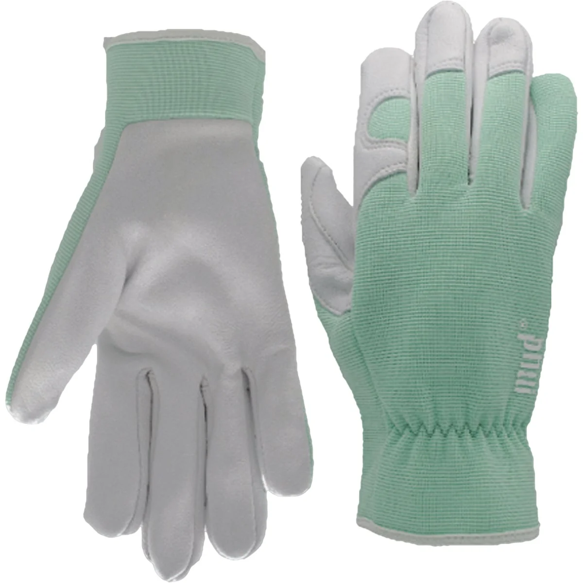 Clean Mud Women's Small Medium Goatskin Leather Mint Garden Glove Long-Lasting