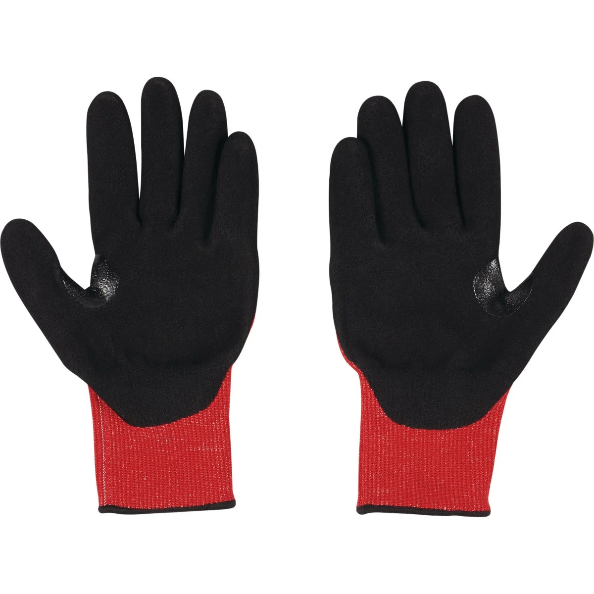 High-End Milwaukee Impact Cut Level 3 Large Unisex Nitrile Dipped Work Gloves Detailed