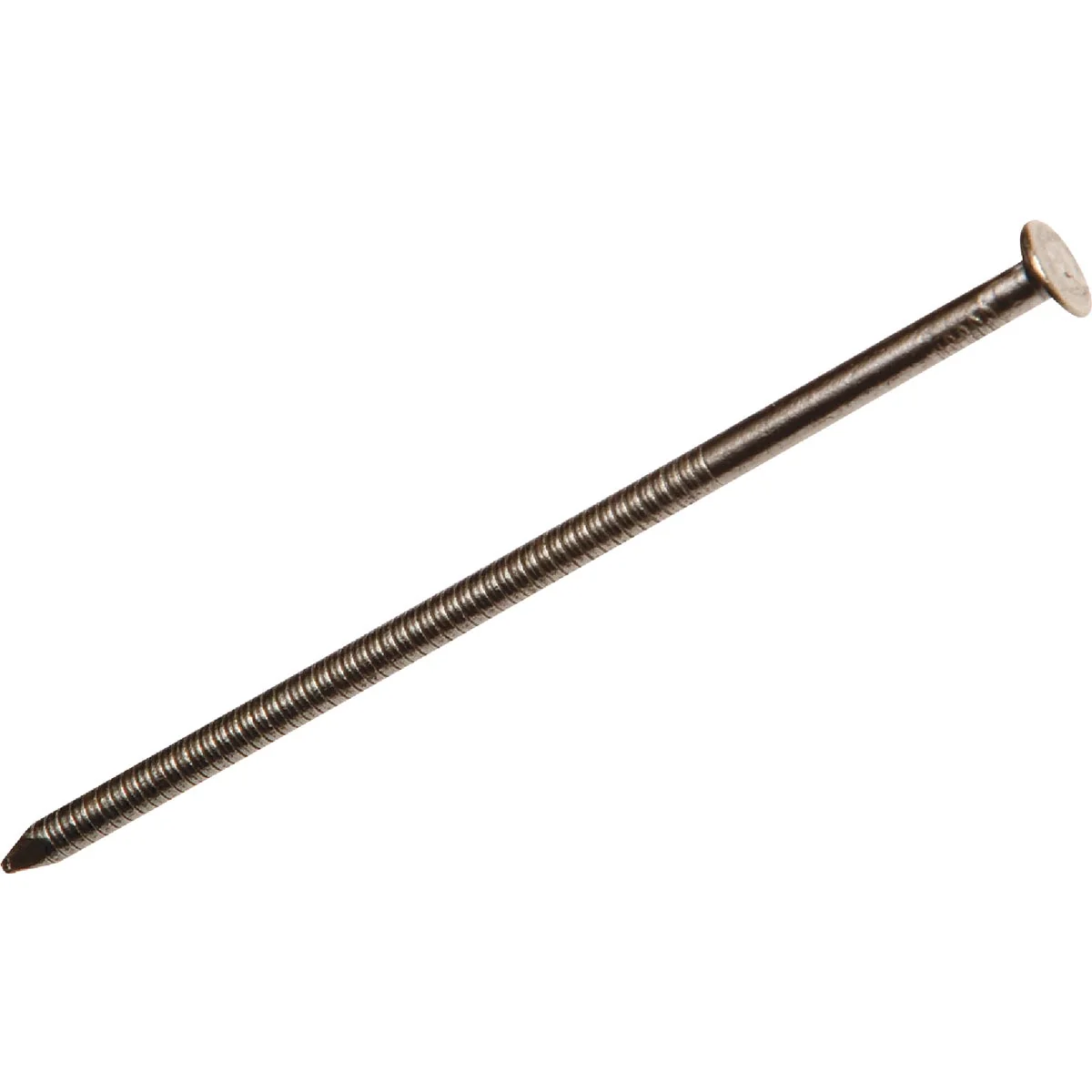 Lightweight Grip-Rite 40d x 5 In. 7 ga Bright Ring Shank Pole Barn Nails 1400 Ct. 50 Lb. Green