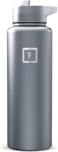 Durable 40 oz Wide Mouth Water Bottle with Straw Expertly Made