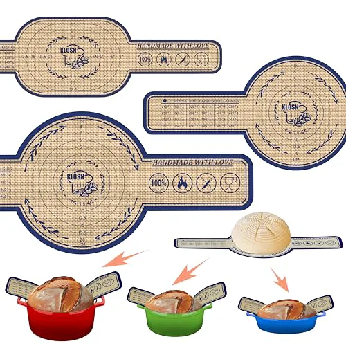 Versatile Silicone Bread Sling for Dutch Oven 3 Count Original Design