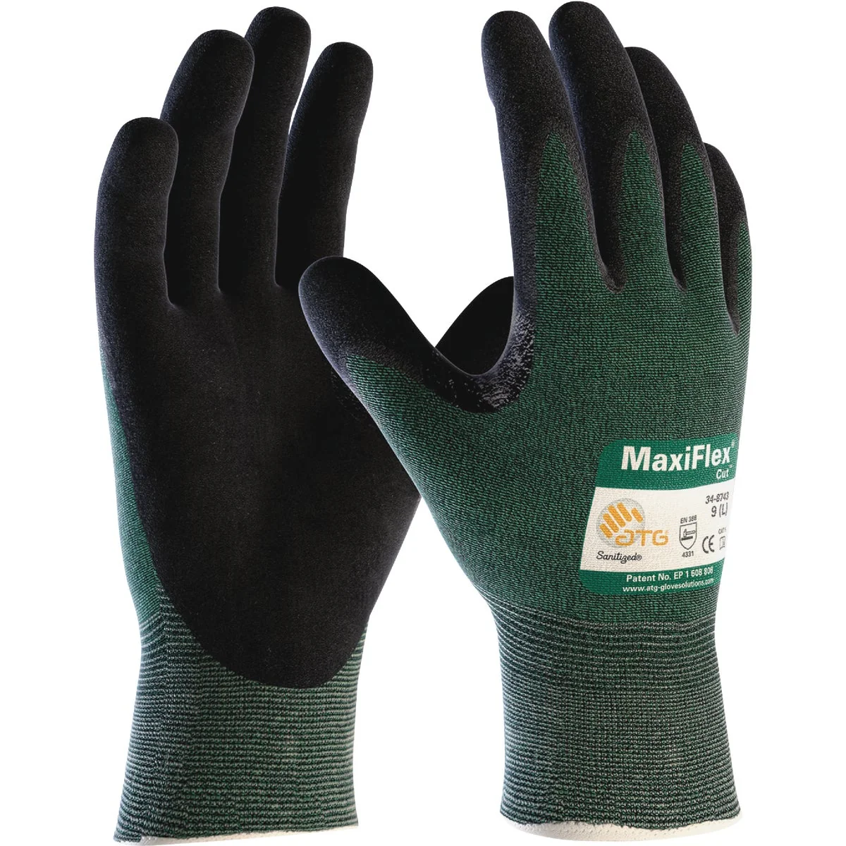 Specialty MaxiFlex Cut Men's Large Nitrile Coated Glove Solid