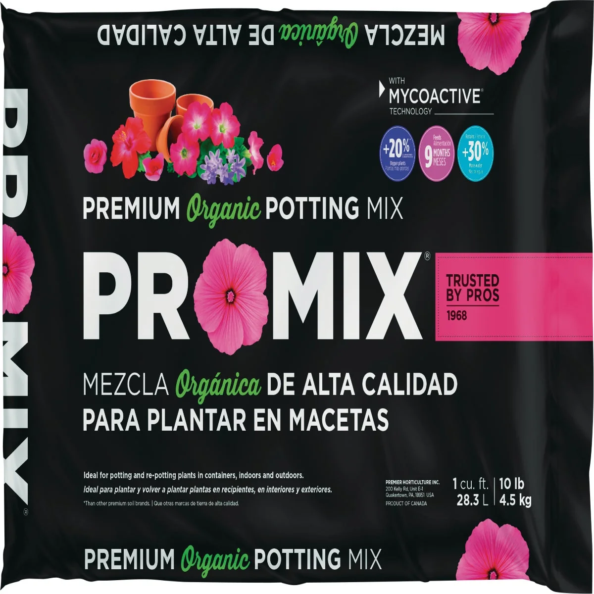 Relaxed Pro-Mix 1 Cu. Ft. Premium Potting Mix with Mycoactive Easy-to-Use