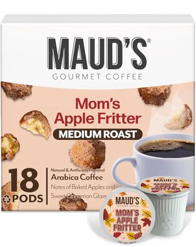 Premium Apple Fritter Flavored Coffee Pods 18 Count Next-Generation