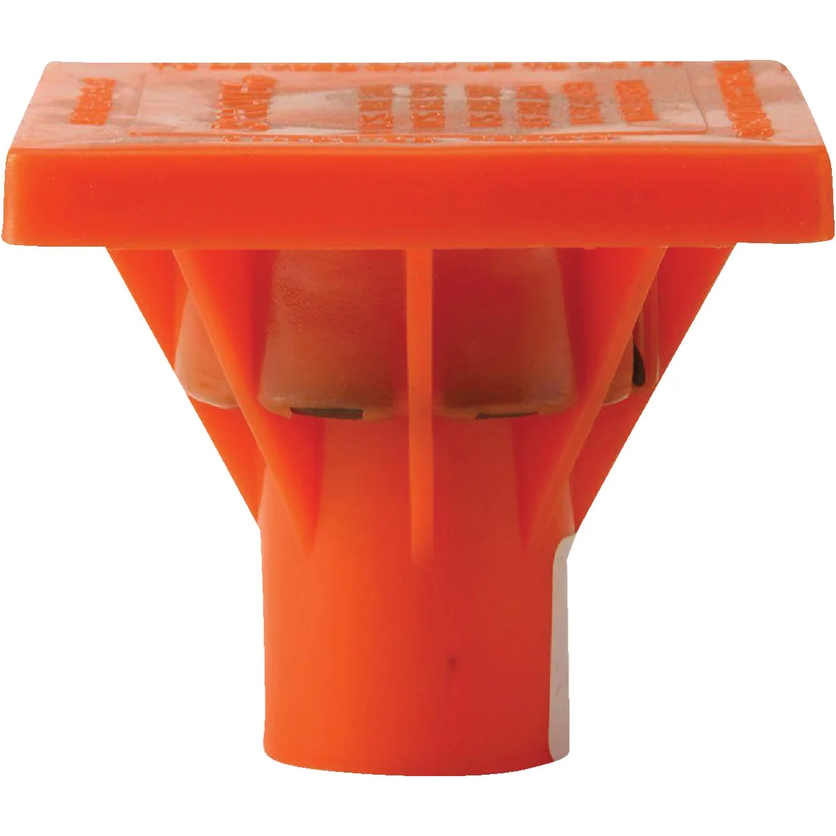 Contemporary Grip-Rite Square Head Orange Rebar Cap Classic