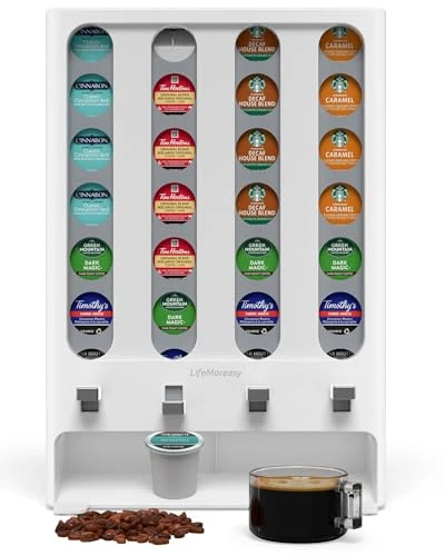 Proven K Cup Holder Creative Coffee Pods Storage Stand Vending 28 Count Fast