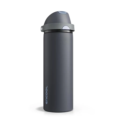 Proven Insulated Water Bottle with Straw Solid