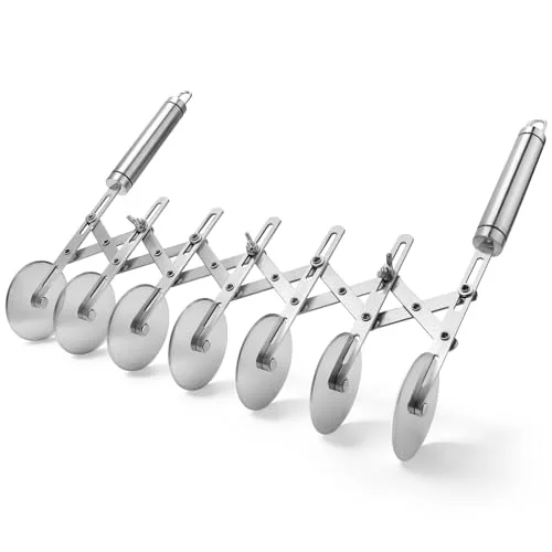 Elite 7 Wheel Pastry Cutter with Handle Exclusive