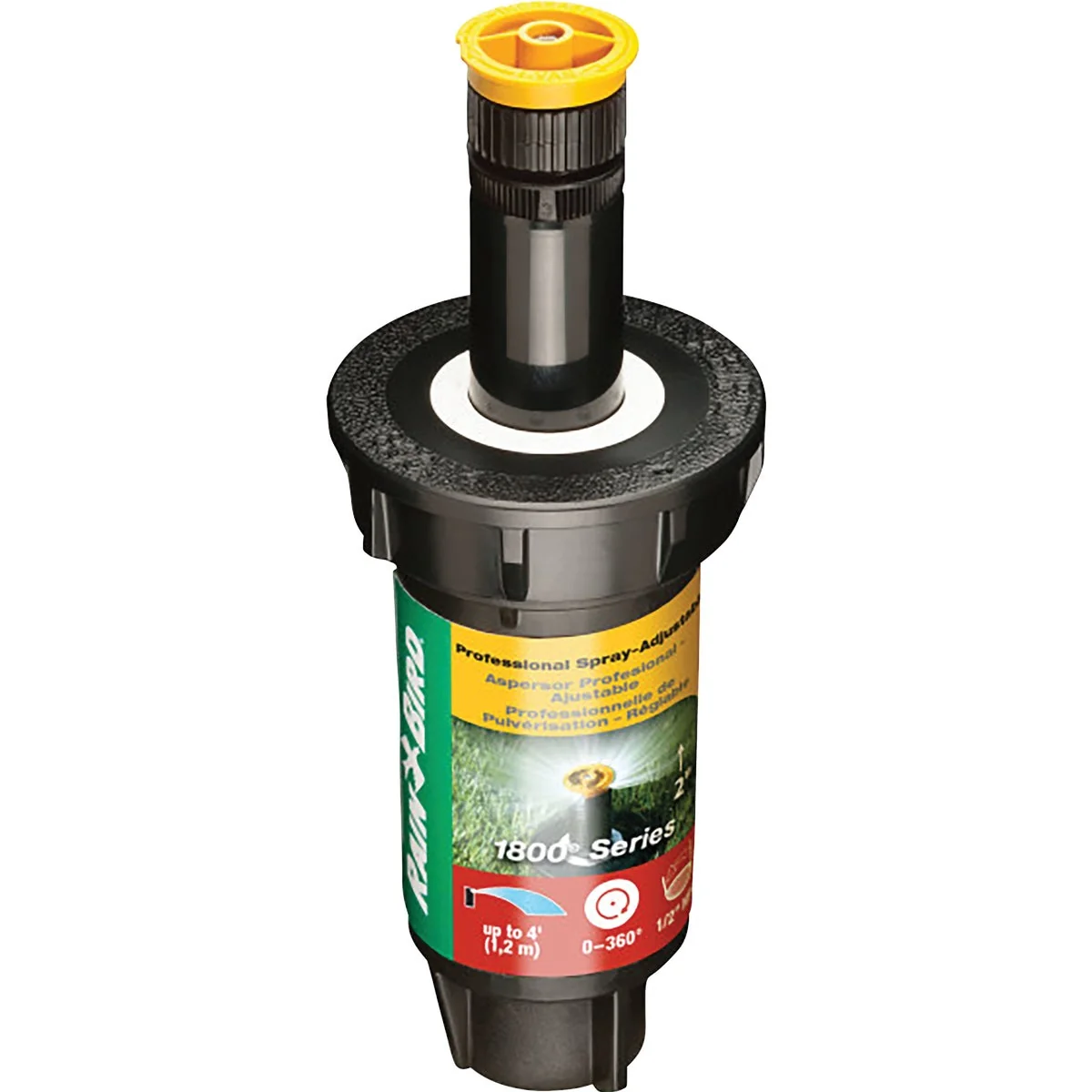 Traditional Rain Bird 2 In. Full Circle Adjustable 4 Ft. Rotary Sprinkler Outstanding
