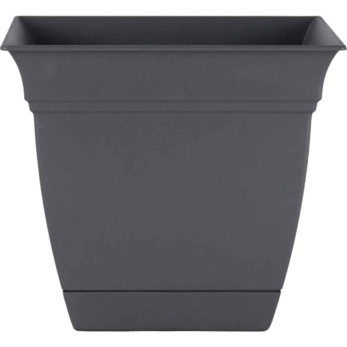 Casual HC Companies Eclipse 10 In. x 10 In. x 8.75 In. Resin Warm Gray Planter Pure