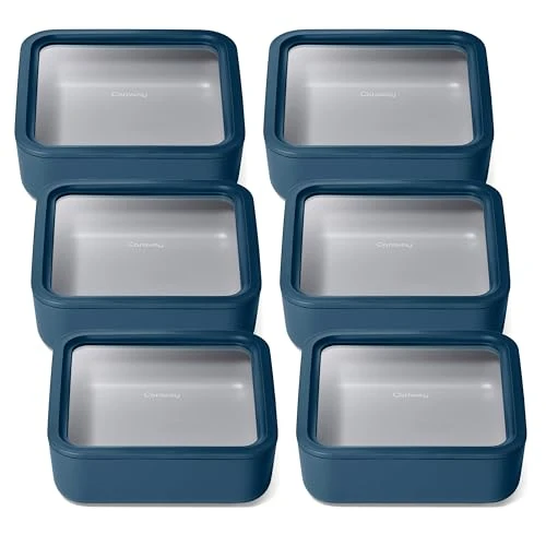 Modern 6 Piece Glass Food Storage Container Set 6 Count User-Friendly