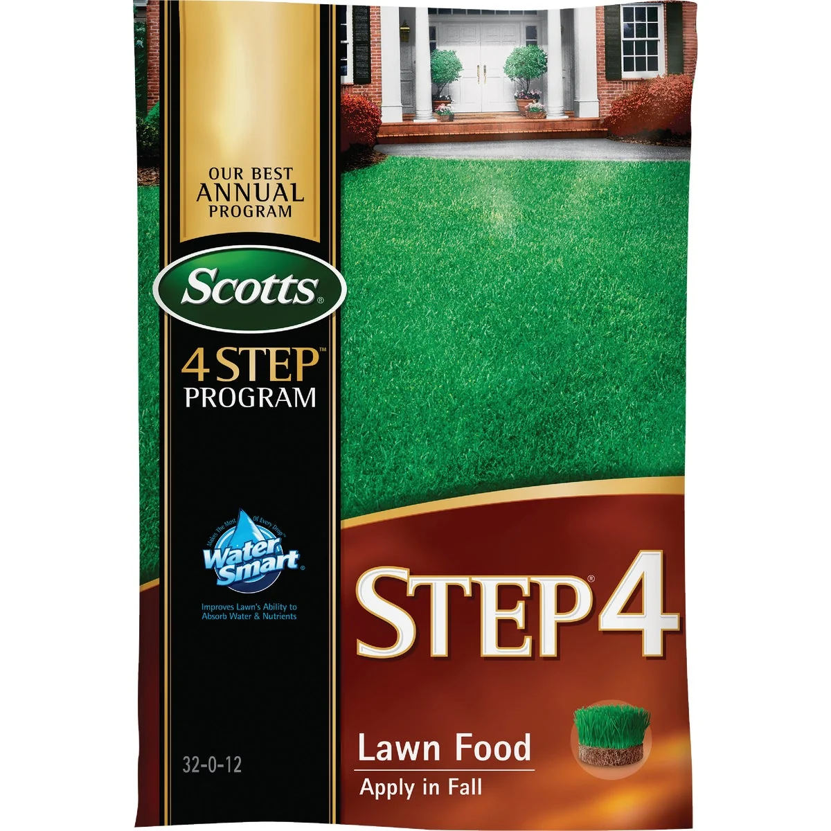 Casual Scotts 4-Step Program Step 4 12.50 Lb. 5000 Sq. Ft. 32-0-12 Fall Lawn Fertilizer Effective