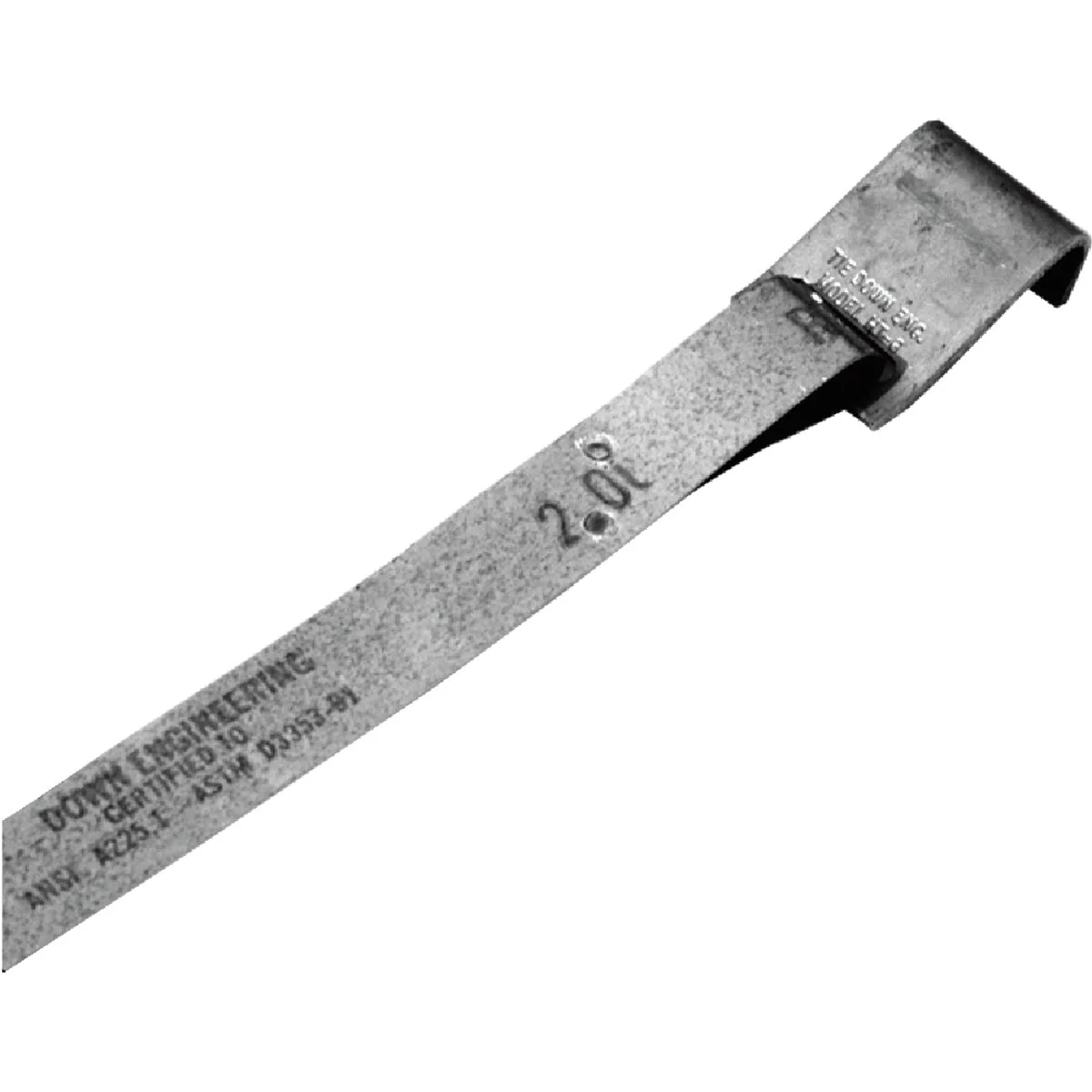 Next-Generation Tie Down 1-1 4 In. x 7 Ft. Galvanized Steel Frame Tie with Hook Specialty