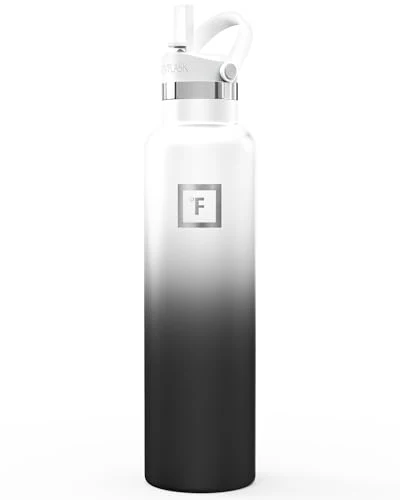 High-Performance 24 oz Narrow Mouth Water Bottle with Straw Eco-Friendly