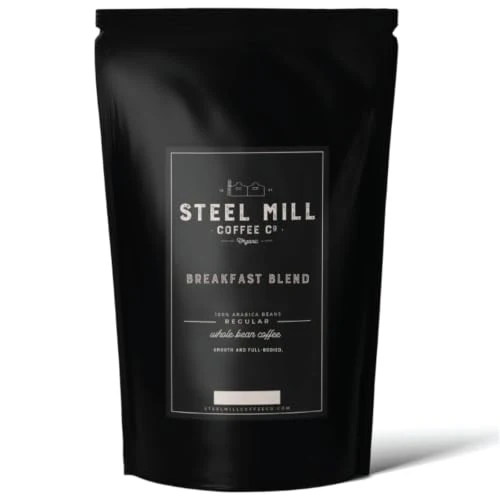 High-Performance Breakfast Blend Medium Roast Whole Bean Coffee 12 Ounce High-Grade