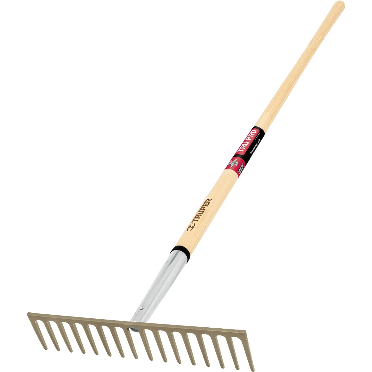 Refined Truper Tru Pro 18.5 In. Steel Landscape Rake 16-Tine Prestigious