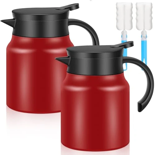 Flexible 2 PCS 30 OZ Thermal Coffee Carafe 2 Count Soft