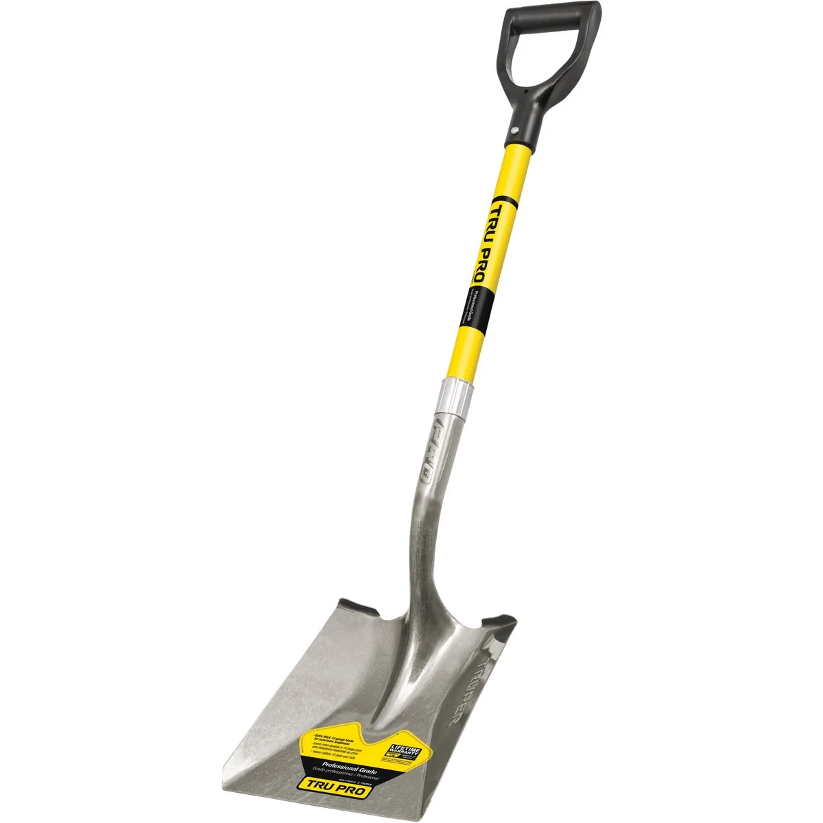 Long-Lasting Truper Tru Pro 29 In. Fiberglass D-Handle Square Point Shovel Trendy