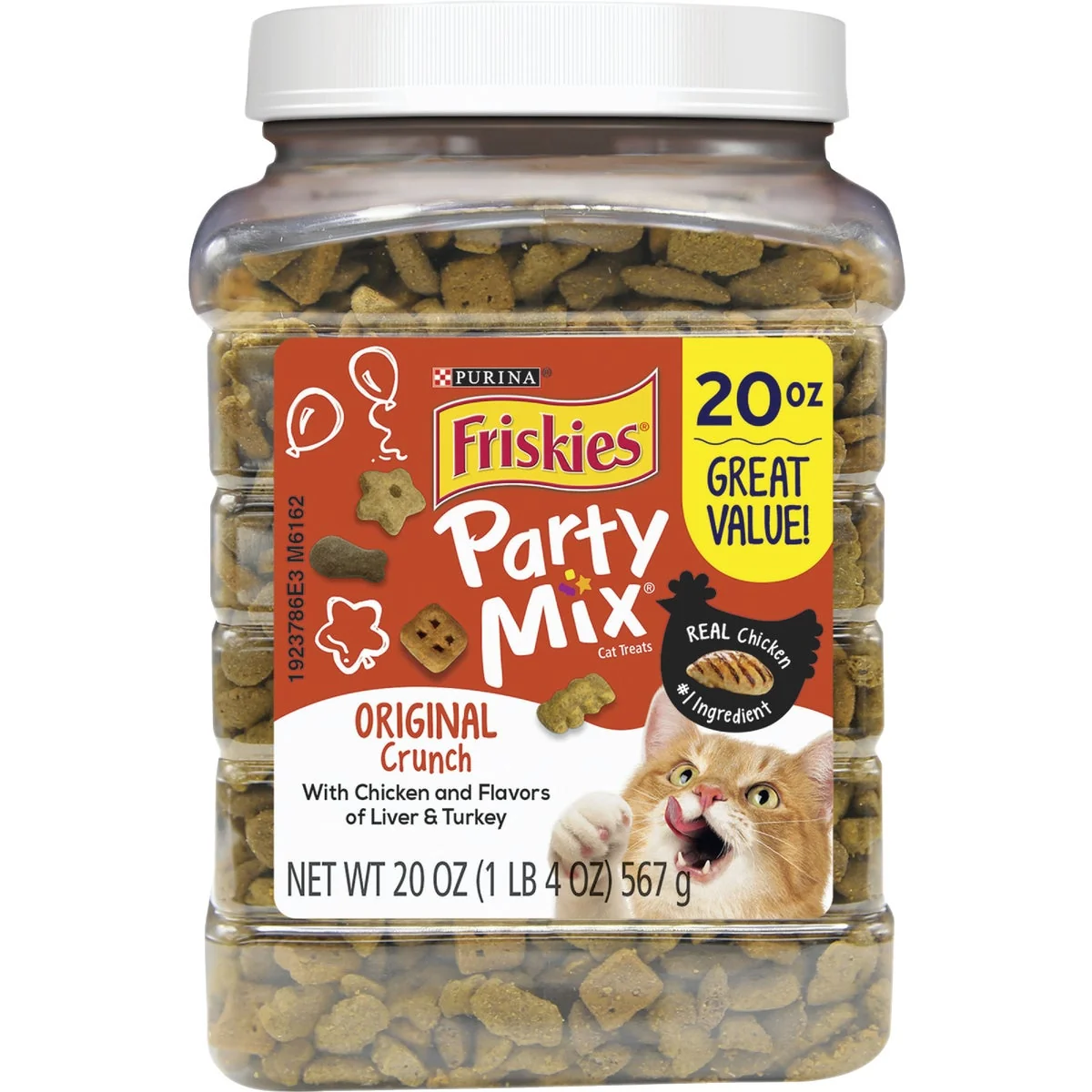 Optimized Purina Party Mix -Chicken Liver Turkey 20 Oz. Cat Treat High-Performance