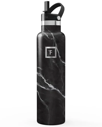 Proven 24 oz Narrow Mouth Water Bottle with Straw Verified