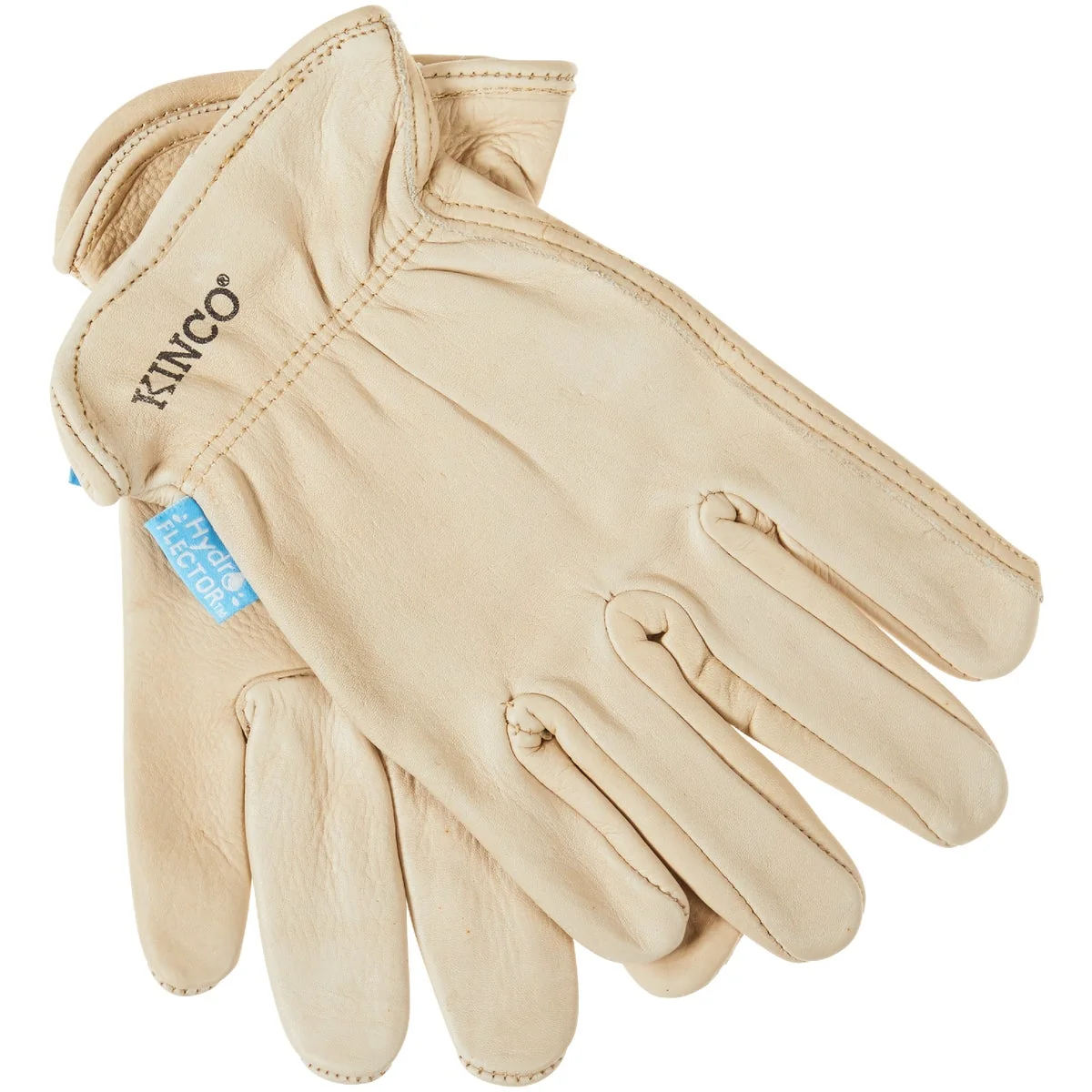 Specialty Kinco HydroFlector Men's XL Tan Cowhide Driver Glove Detailed
